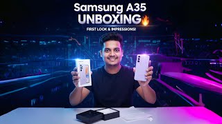 Samsung A35 Unboxing 🔥 | Full Review &amp; First Look in Hindi | Best Phone Under 20K?