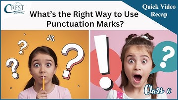 Class 6 Punctuation | English Olympiad | CREST Olympiads