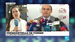 Présidentielle en Tunisie : 26 candidatures validées sur une centaine
