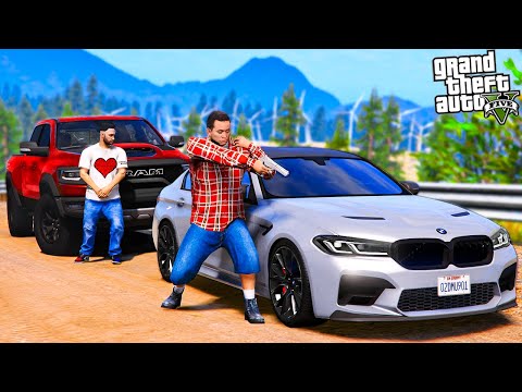 Видео: БАНДИТЫ ПРОСЯТ BMW M5 И DODGE RAM TRX ВЗАМЕН НА ГАРВИНА! - РЕАЛЬНАЯ ЖИЗНЬ В GTA 5 ⚡ГАРВИН