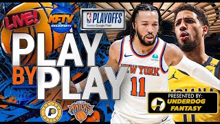 Knicks vs Pacers NBA Playoffs Game 7 Play-By-Play & Watch Along : Powered By UnderDog Fantasy