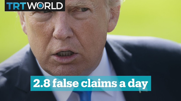 Trump makes false claims 2.8 times a day