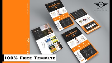 Web Template Design in Photoshop | UI Design Tutorial | Template 3