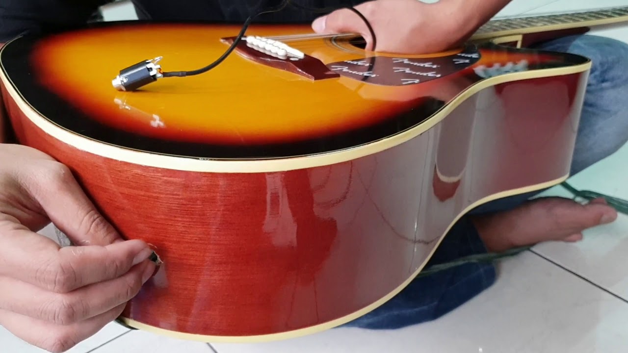 Mudah Cara Pasang Output Equalizer Pada Gitar Akustik Youtube