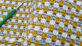 QUICK & EASY! Crochet the Modified Moss Stitch 🧶