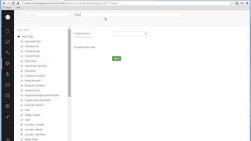 Footprint for Umbraco - Property editor wrapper