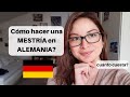 Cómo hacer una MAESTRIA en ALEMANIA?🇩🇪🤓📚