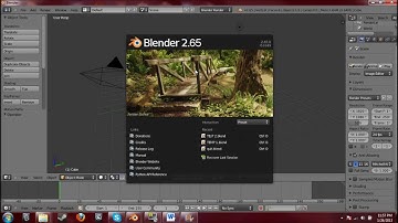 Blender 2.65 tutorial 1:  Changing views