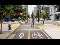 Drake Street Protected Bike Lane (Vancouver, BC - June 2023)