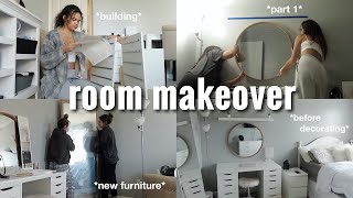 Redoing My Room *pinterest & tiktok inspired* | Room Makeover Part 1