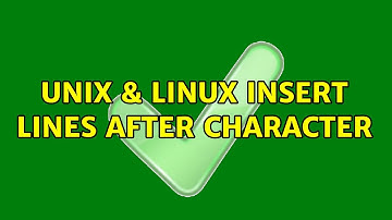 Unix & Linux: Insert lines after character (3 Solutions!!)