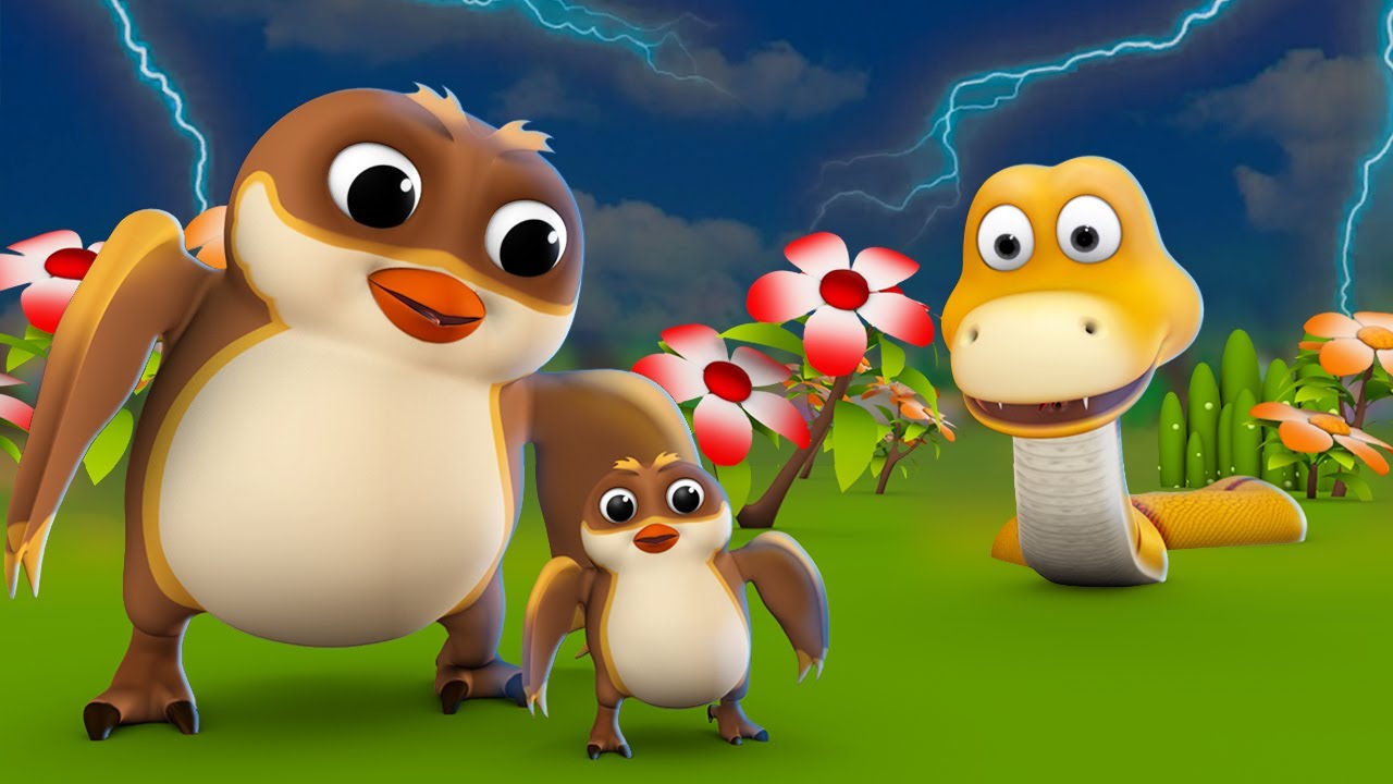 The Scared Owl 3D Animated Kids Hindi Moral Stories उल्लू और उसकी बिजली का  डर कहानी Fairy Tales - YouTube