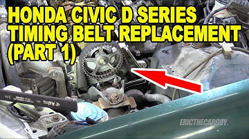 Honda Civic D Series Timing Belt Replacement (Part 1)