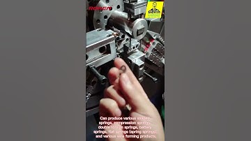 RNJ-1228 CNC spring machine. #machine #factory #wireworks #automobile #cnc #cncsoftware