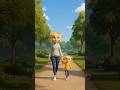 ☕👟 Morning Walk with Cappuccino Mom #shorts #youtubeshorts #animation #bome