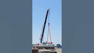 Loading and Unloading Pipes in Laydown Yard #highlights #videoviral #loadingpipes #GRAMMYs