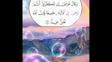 سورة إبراهيم الآية ( 8 )