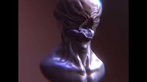 Zbrushcore and Blender 2 80 Blind Alien Turntable