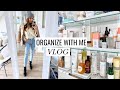 VLOG | Organize With Me, What I Eat, Outfits I'm Loving | Annie Jaffrey