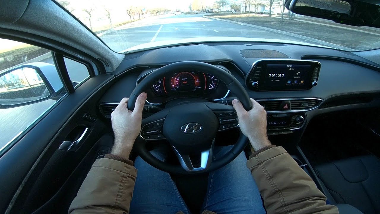 2018 Hyundai Santa Fe 2.2 CRDi POV Test Drive - YouTube