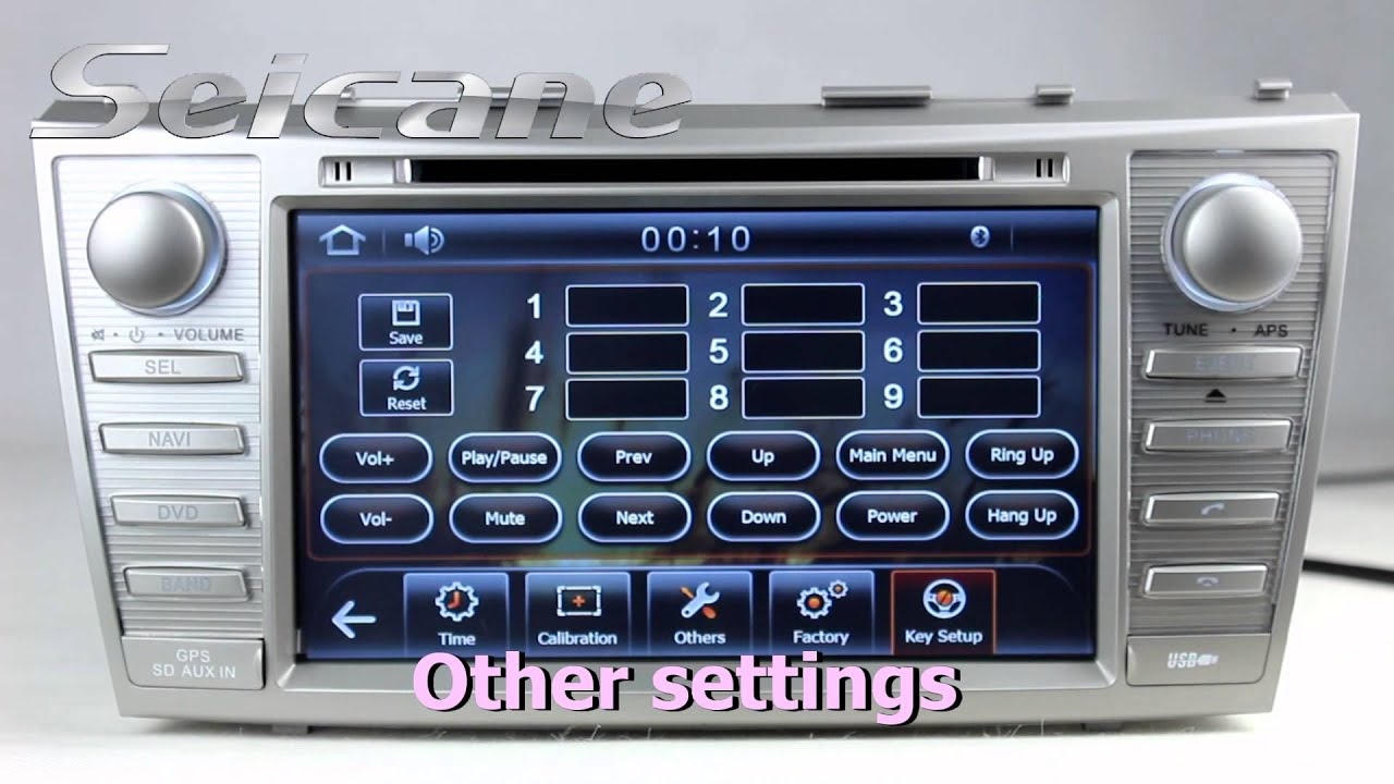 2008-2011 Toyota Camry original radio upgrade to aftermarket GPS