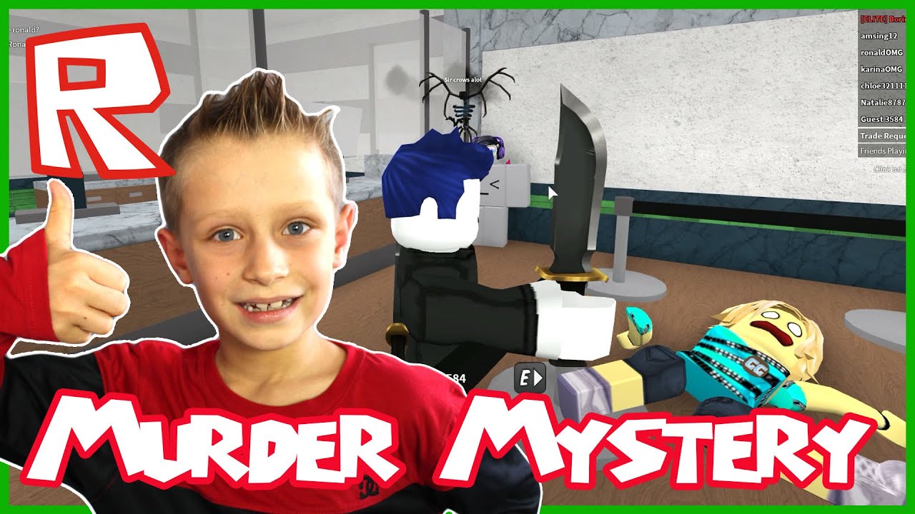 Murder Mystery Never Shot The Murderer Roblox Youtube - gamer girl roblox murder mystery with ronald