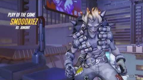 Overwatch Junkrat triple kill with Concussion Mine