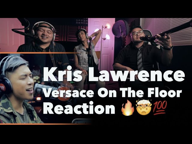 Kris Lawrence covers "Versace on the Floor" (Bruno Mars) LIVE on Wish 107.5 Bus REACTION Yo Check It