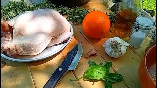 Salt Crusted Chicken/Pollo in crosta di sale  - Relaxing Cooking AMSR