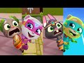 Talking Tom Time Rush Vs Tom Hero Dash - Ginger Vs Tom Vs Becca Vs Angela Chasing Bosses On Wall's 