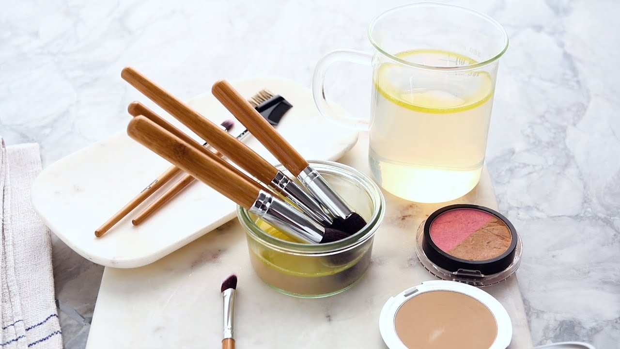DIY Makeup Brush Cleaner - YouTube