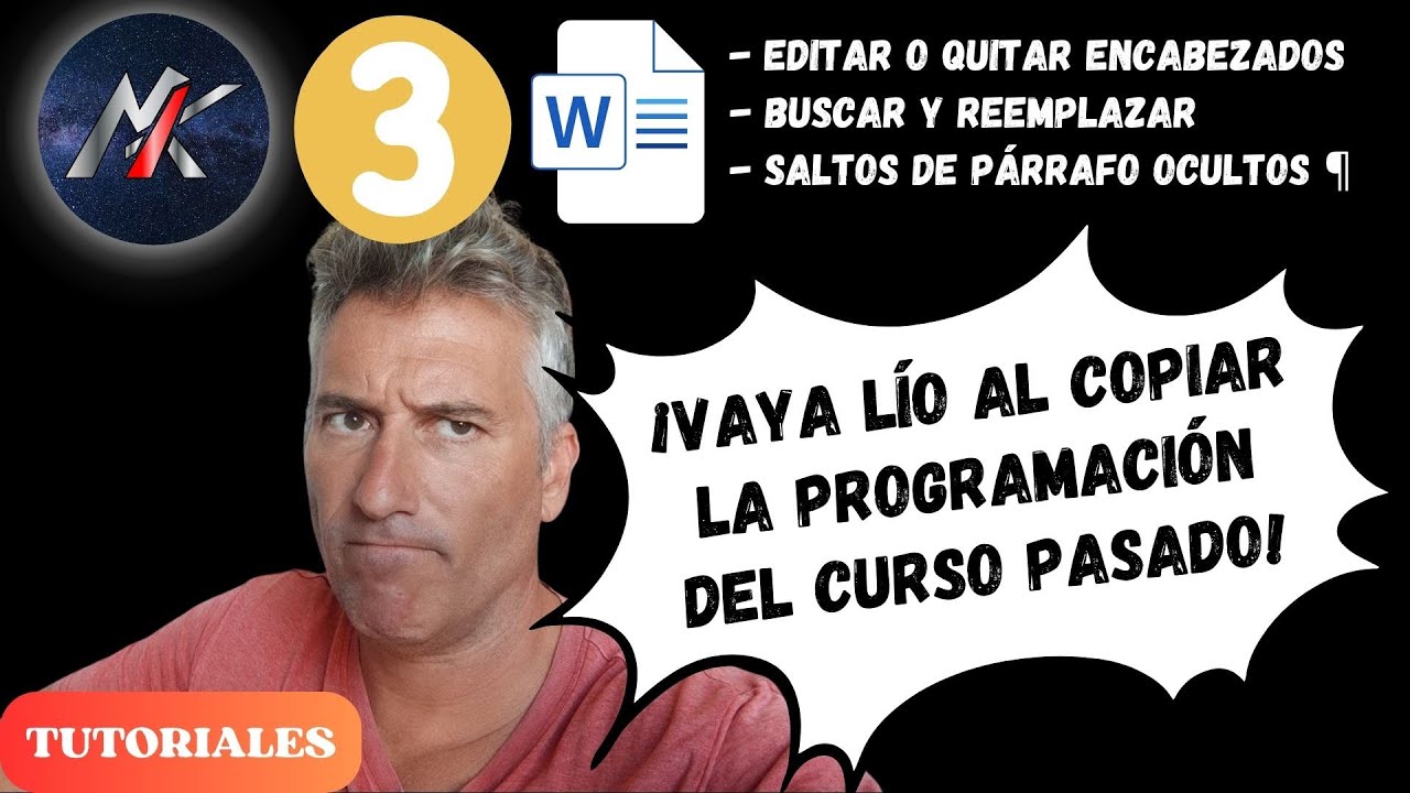 📚 ¡PROBLEMA con ENCABEZADOS en WORD! 😱 INFORMÁTICA ELEMENTAL para DUMMIES (Parte 3) 🤓 [Tutoriales]