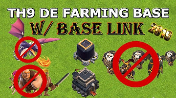 TH9 Dark Elixir Farming Base W/ Link - Clash of Clans 2019
