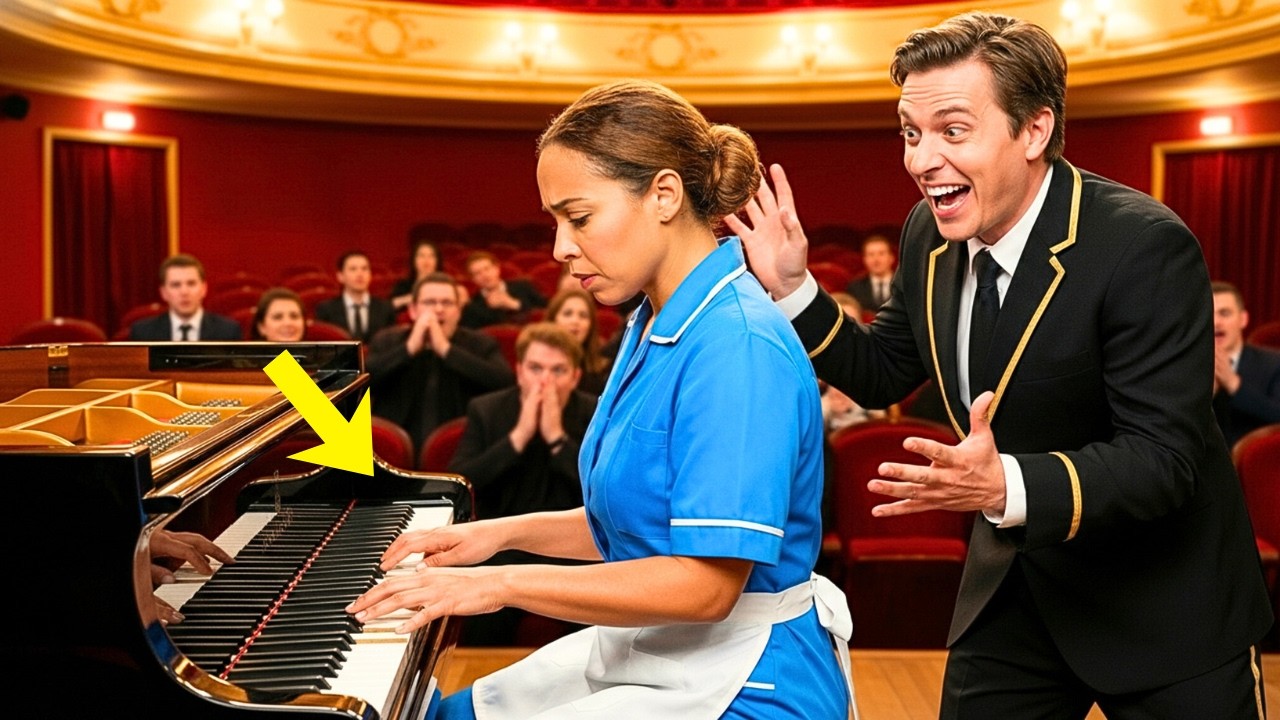 IL PIANISTA RIDEVA: “FAMMI RIDERE, DAI!”… MA LA DONNA DELLE PULIZIE BLOCCÒ IL TEATRO