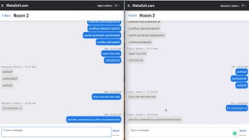 Chat Sample using Laravel, Laravel Echo, Pusher, react-chat-ui