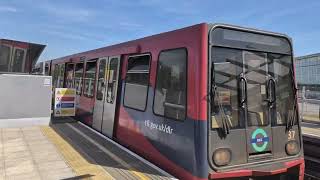 The London Docklands Railway In London