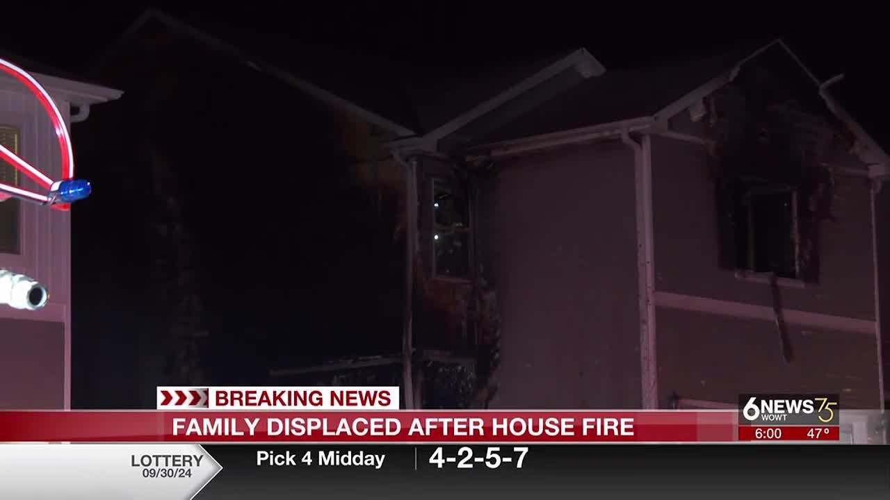 Elkhorn family displaced after house fire - YouTube
