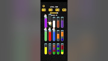 Color Water Sort 3D level 500   - Water Color Sorting Games TapNation #watersortpuzzle