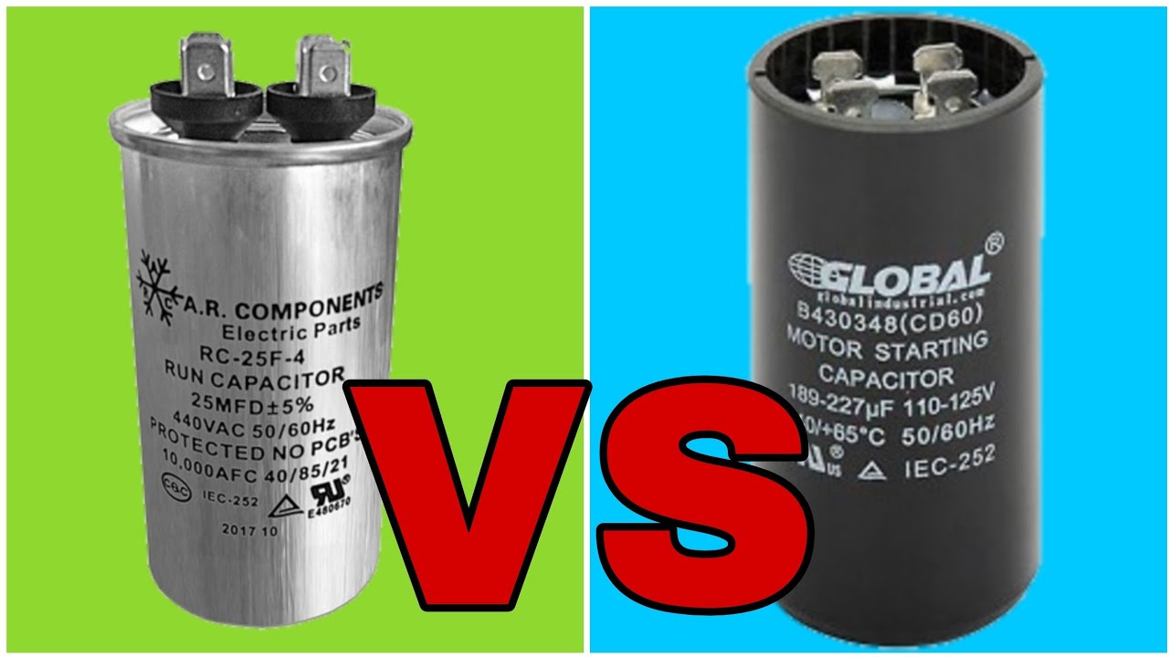 ⛔Conoce las 5 DIFERENCIAS entre CAPACITOR DE MARCHA Y ARRANQUE 