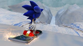 Sonic Generations: Ice Cap Snowboarding