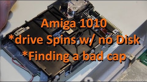 Amiga A1010 External Drive Repairs (Mitsumi)