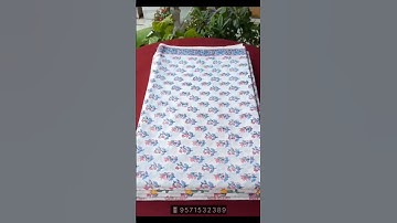 Sanganeri Rapid Hand Block Printed Pure Cotton Fabric #Wholesale #manufacturer #fastcolors #artwork