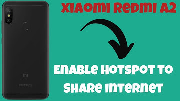 Xiaomi Redmi A2 Plus Enable Hotspot to Share internet || Internet settings