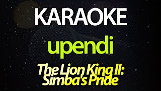 Upendi - The Lion King Ii Simbas Pride Karaokê Version Cover