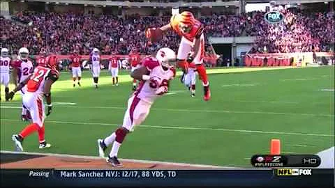 Jerome Simpson on Bengals does Front Flip for Touchdown!!! [HD]