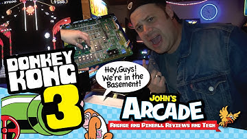 Nintendo Donkey Kong 3 High-Score Save Kit Install and Gameplay Review 200k game