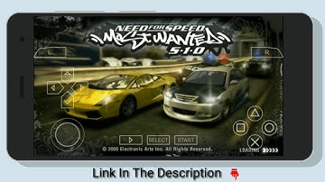 Need for Speed: Most Wanted For Android [PPSSPP + Configurations] [CSO] [HD]