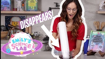 Disappearing ghosts - Dissolving Styrofoam Experiment - Emily