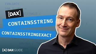 CONTAINSSTRING, CONTAINSSTRINGEXACT - DAX Guide