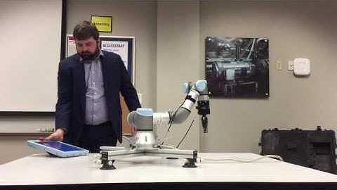 Universal Robots UR3 Table Top Robot Demo